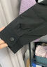 羅蒙（ROMON）輕薄男士羽絨服2025冬季新款高端潮牌中青年翻領(lǐng)口袋裝飾外套男裝 黑色 XL 125-140斤 曬單實(shí)拍圖