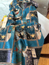 俞兆林（YUZHAOLIN）品牌媽媽裝連衣裙女夏季新款洋氣減齡百搭中老年棉綢裙子寬松遮肚 楓葉色  【818#有口袋】 3XL 建議125-135斤 曬單實(shí)拍圖