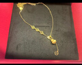 潮宏基 臻金弘拉絲葫蘆黃金項鏈女5G金錢(qián)幣福祿送媽媽送女友禮物 計價(jià) 4.5g 鏈長(cháng)約42cm+延長(cháng)鏈 曬單實(shí)拍圖