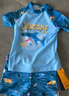 361°兒童泳衣男女童2025新款分體寶寶男女孩專(zhuān)業(yè)訓練泳裝游泳衣 5002藍拼花 130 （12）高115-125cm重35-45斤 曬單實(shí)拍圖