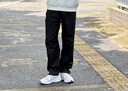 森馬（Semir）休閑褲男工裝褲寬松直筒褲子秋季戶(hù)外長(cháng)褲純棉松緊腰101524127112 曬單實(shí)拍圖