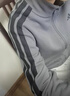 adidas男女大童休閑舒適長(cháng)袖套裝兒童秋季新款阿迪達斯官方輕運動(dòng) 珍珠煙灰   140 曬單實(shí)拍圖