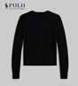 Polo Ralph Lauren 拉夫勞倫  女裝 經(jīng)典款修身版型圓領(lǐng)針織開(kāi)襟衫RL26852 001-黑色 偏小 M 曬單實(shí)拍圖
