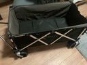 北歡bavay露營(yíng)折疊推車(chē)鋁合金戶(hù)外營(yíng)地野營(yíng)聚攏拉貨拖車(chē)野餐F12 420L 石墨灰+鋁合金車(chē)架+防臟袋 曬單實(shí)拍圖