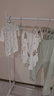 貝瑞加（Babyprints）新生兒連體衣2件裝嬰兒純棉內(nèi)衣薄款四季爬服柔軟寶寶哈衣 藍(lán)52 曬單實(shí)拍圖