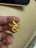 明牌珠寶新年禮物靈蛇系列黃金戒指足金沙漠蛇圖騰禮物女戒AFM0176工費550 足金戒指 10號 約6.57克 曬單實(shí)拍圖
