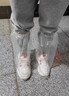 Tuban兒童一次性防水鞋套上學(xué)專(zhuān)用雨鞋套防雨防滑雨靴下雨加厚寶寶腳套 【兒童透明長(cháng)筒鞋套】5雙（加厚耐磨） 曬單實(shí)拍圖