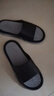 回力運動(dòng)拖鞋男士家居浴室防滑一字拖外穿沙灘涼鞋 HL3952 黑灰 44-45 曬單實(shí)拍圖