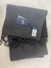 Polo Ralph Lauren 拉夫勞倫 經(jīng)典款兩面用圍巾RL53509 410-深藍色/炭灰色 ONE 曬單實(shí)拍圖