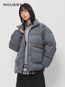 moussy 新品日系簡(jiǎn)約風(fēng)立領(lǐng)LOGO鴨絨羽絨服028HAZ30-0301 160灰色 均碼 00020/F 曬單實(shí)拍圖