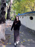YUEXUNZI針織連衣裙2025年秋冬季新款女裝套裝溫柔輕奢慵懶松弛感裙子女 套裝 S 曬單實(shí)拍圖