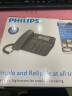 飞利浦（PHILIPS）电话机座机 固定电话 办公家用 家庭有线电话 来电显示 双接口 免电池 CORD118黑色 实拍图