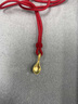 中國黃金（CHINA GOLD）黃金項鏈足金健康快樂(lè )湯勺吊墜嬰兒寶寶周歲生日禮物送嬰兒孩子 吊墜金重約0.5g【甄選禮盒】 曬單實(shí)拍圖