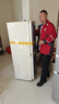 新飛（Frestec）210升三門(mén)風(fēng)冷無(wú)霜養鮮智慧控溫家用小型電冰箱 三門(mén)三溫國家補貼15% BCD-210WK3CT 曬單實(shí)拍圖