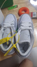 耐克NIKE男女休閑鞋喬丹AJ1小迪奧 JORDAN 1運動(dòng)鞋DC0774-105白灰35.5 曬單實(shí)拍圖