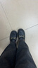 斯凱奇（Skechers）單鞋勃肯鞋女士2025新款秋季牛皮一腳蹬休閑鞋厚底豆豆鞋159018 曬單實(shí)拍圖