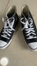 匡威（Converse）ALL star學(xué)生經(jīng)典男女運(yùn)動休閑鞋高幫帆布鞋情侶板鞋籃球 101010 黑色 41 曬單實(shí)拍圖