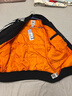 阿迪達斯 （adidas）三葉草男裝 NEW PAD JKT 運動(dòng)休閑保暖棉衣夾克外套 JD3743 黑色L 曬單實(shí)拍圖