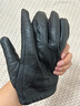 曼查斯特 山羊皮手套男單層冬季無(wú)內里單皮男士開(kāi)車(chē)觸屏真皮手套 黑色觸屏(暖絨里) XL 曬單實(shí)拍圖