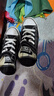 匡威（Converse）官方 All Star 1V大童魔術(shù)貼經(jīng)典低幫帆布鞋372881C 372881C 35碼 曬單實(shí)拍圖