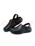 斯凱奇（Skechers）夏季男鞋洞洞鞋海邊沙灘涼鞋舒適透氣輕質(zhì)拖鞋踩屎感 全黑色/BBK 39.5 曬單實(shí)拍圖