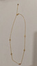 周大福ING四芒星足金黃金項(xiàng)鏈(工費(fèi)380)40cm 約4.8g F235686 曬單實(shí)拍圖