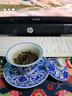 洛湘 景德鎮(zhèn)三才蓋碗柴窯純手繪青花纏枝蓮高腳功夫泡茶碗高端敬茶碗 柴窯纏枝蓮高腳三才蓋碗 180ML 曬單實拍圖