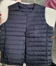 鴨鴨（YAYA）羽絨馬甲男2025冬季新款輕薄羽絨服男士無(wú)袖坎肩保暖背心外穿內膽 藏青色 L 曬單實(shí)拍圖