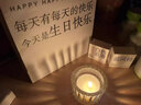 幸福蟻生日禮物女送女生老婆閨蜜朋友香里藏詩(shī)蠟燭浪漫創(chuàng  )意精致伴手禮 香里藏詩(shī)禮盒生日快樂(lè )12個(gè)裝 曬單實(shí)拍圖