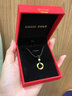 中國黃金（CHINA GOLD）足金莫比烏斯吊墜女男素圈愛(ài)無(wú)止境黃金項鏈節生日禮物送女友 【今/次日達】莫比烏斯環(huán)項鏈【黑繩】 曬單實(shí)拍圖