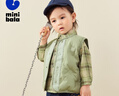 迷你巴拉冬季新款男女童可愛(ài)無(wú)領(lǐng)羽絨服寶寶保暖時(shí)尚羽絨馬甲 橄欖綠40801 100 曬單實(shí)拍圖