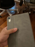 毕亚兹 适用2021款iPad mini6保护壳 苹果平板8.3英寸保护套 智能休眠轻薄全包防摔支架皮套 PB265-灰色 实拍图