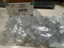 PANDUIT 泛達網線非屏蔽rj45網絡水晶頭超五類六類超六類鍍金接線頭超5類6類超6a類水晶頭 超五類/六類水晶頭24-26線規(guī)100個裝 曬單實拍圖