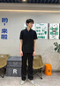 Calvin Klein【吸濕速干】運(yùn)動(dòng)春夏男字母ck拉鏈半襟跑步POLO衫4MS4K170 001-太空黑 L 曬單實(shí)拍圖