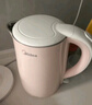 美的（Midea）電熱水壺0涂層燒水壺母嬰級316L不銹鋼內膽價(jià)保11.11 1500W快速加自動(dòng)斷電1.7升容量MK-HJ1705-PRO 曬單實(shí)拍圖