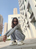 依思 Q洞洞鞋女夏季新款厚底增高防滑小個(gè)子踩屎感軟底外穿沙灘包頭拖鞋 白色 36-37 曬單實(shí)拍圖