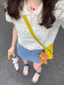 韓璐嬌（hanlujiao）連衣裙女裝夏季2024新款搭配一整套奶系穿搭氣質顯瘦牛仔裙子夏天 套裝 M【建議95-108斤】 曬單實拍圖