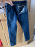 中年婦女廣州新塘女式牛仔褲高腰女士直筒褲長(cháng)褲子2022小直筒高腰顯瘦寬松牛仔褲女2022年新款春款季 5599藍色 30 120到130斤 曬單實(shí)拍圖