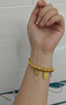 百泰首飾（BATAR JEWELLERY）生日禮物黃金耳釘女足金耳飾5G四葉草線雕耳墜金耳環(huán)耳鉤 2.40g 曬單實拍圖