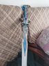斗羅大陸大號七殺劍1米模型藍銀霸王槍道具cosplay唐三PU橡膠玩具 PU七殺劍100cm-槍色 斗羅PU款 曬單實(shí)拍圖