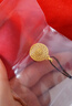 喜上眉梢足金999轉運珠3D硬金拋光面珠磨砂路路通DIY配飾散珠送禮女 4mm光珠【約0.8g】多顆重版 曬單實(shí)拍圖