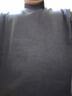 雅戈爾（YOUNGOR）毛衫男士全羊毛半高領(lǐng)羊毛衫超細毛條羊毛織物溫暖舒適2025新品 深灰VYQW619965CBA L 105cm （推薦145-165斤） 曬單實(shí)拍圖