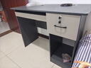 人文成家電腦桌臺式家用辦公電腦桌椅套裝學(xué)習書(shū)桌帶鎖抽屜小戶(hù)型寫(xiě)字桌子 【單抽帶主機位】雅灰色100cm 曬單實(shí)拍圖