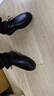 他她（TATA）軟底商務(wù)休閑皮鞋黑色英倫VVK01CM2 黑色 43 曬單實(shí)拍圖