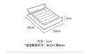 霜山304不銹鋼肥皂架洗衣皂放置架浴室臺面瀝水架皂架鏤空肥皂盒 【無(wú)托盤(pán)】肥皂架-14*10*3cm 曬單實(shí)拍圖