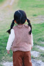 幼歌（YOUGE） 嬰幼兒可愛(ài)熊熊毛絨繡花外套\毛衣細(xì)膩柔軟防風(fēng)套裝潮 淺咖色 馬甲 90 cm 曬單實(shí)拍圖