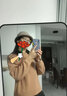 SOMUBAY媽媽帽子女春秋洋氣中老年人漁夫帽奶奶冬季保暖盆帽老太太老人帽 淺灰色 均碼 【56-60CM】 曬單實(shí)拍圖