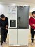 LG 全自动制冰冰箱 635L大容量敲一敲冰箱 自动制冰机家用对开门客厅冰吧S653MWW87D 实拍图