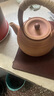 唐豐圍爐煮茶炭爐子煮茶器暖茶爐炭火茶爐粗陶戶(hù)外燒炭小爐子一套 拙心提梁壺(大) 曬單實(shí)拍圖