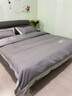 無(wú)印良品A類(lèi)長(cháng)絨棉全棉四件套100%純棉床單被套高端奢華床笠被罩床上用品 伊莎貝爾-帝都灰【A類(lèi)100%長(cháng)絨棉】 1.8m床單款四件套-被套200*230cm 曬單實(shí)拍圖